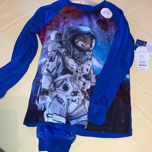 Space fox pajamas